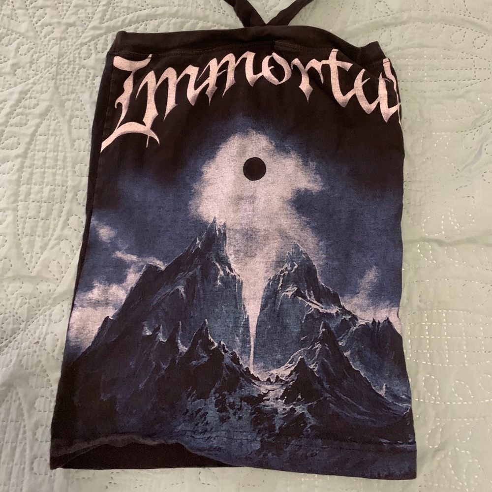 Immortal Black Metal Girlie Band Shirt